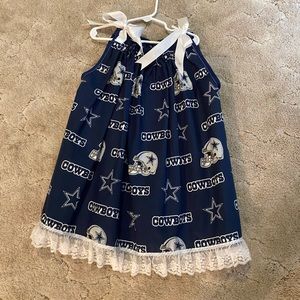 Little girls Dallas Cowboys dress